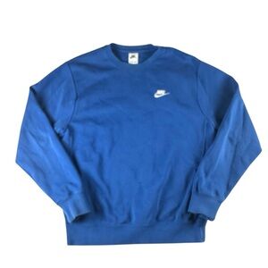Nike Crewneck Long Sleeve Sweatshirt in Blue US Men's Size Small